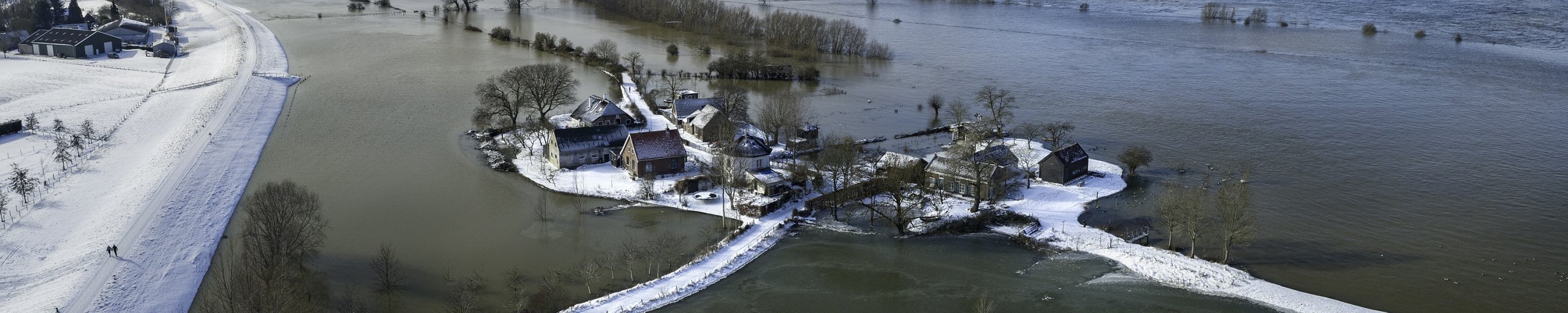 Hoogwater februari 2021 Heerewaarden