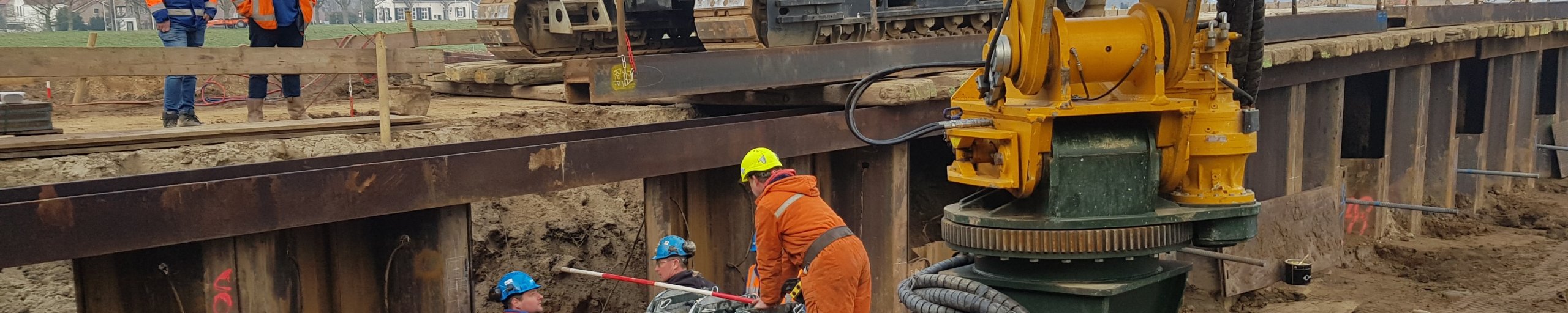 Dijkversterking in uitvoering