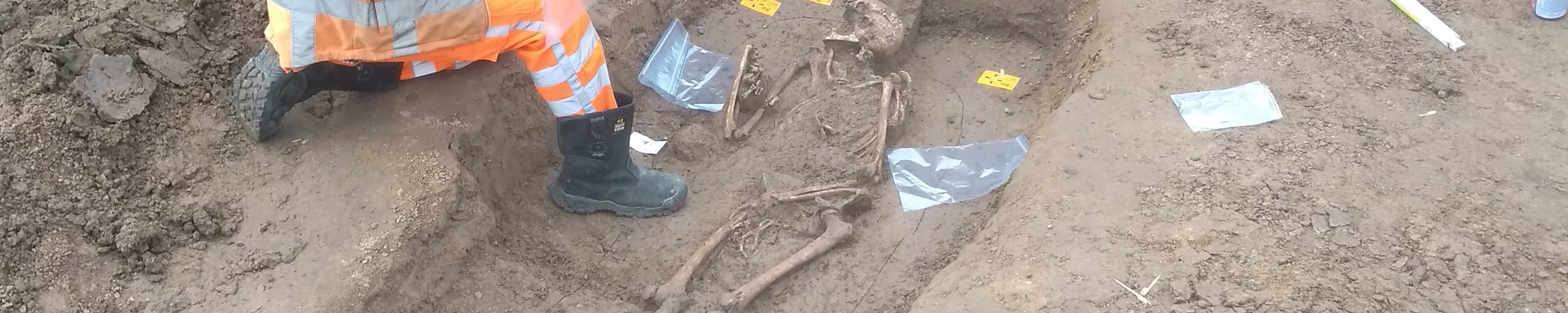 Foto van ca 2000 jaar oude skelet