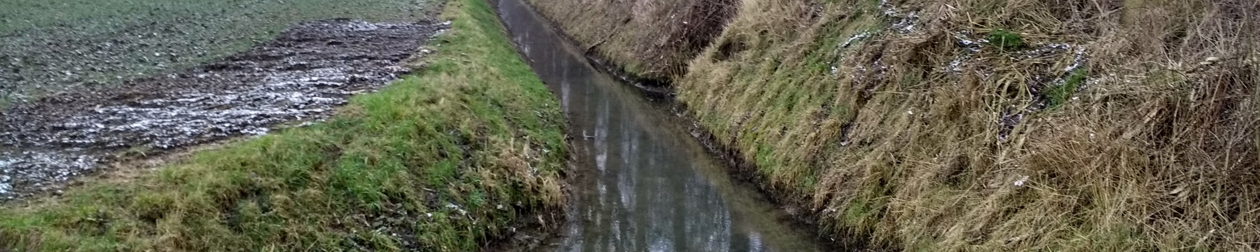 Vergroten van een watergang