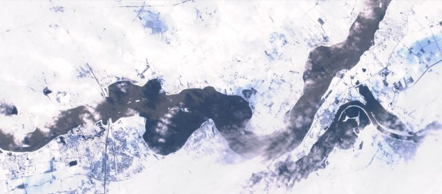 satellietbeeld 9 februari