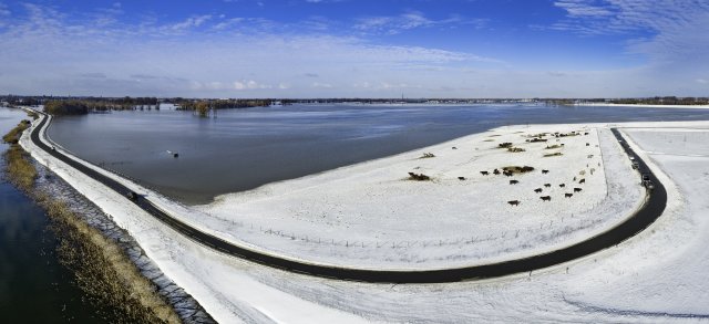Wakkere Dijk sneeuw